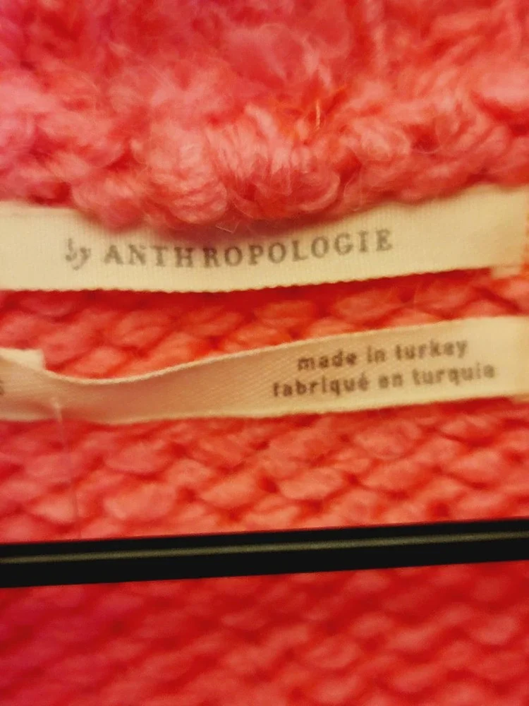 NEW Anthropologie Pink Mock Neck Cable-Knit Sweater - Various - Picture 5 of 12